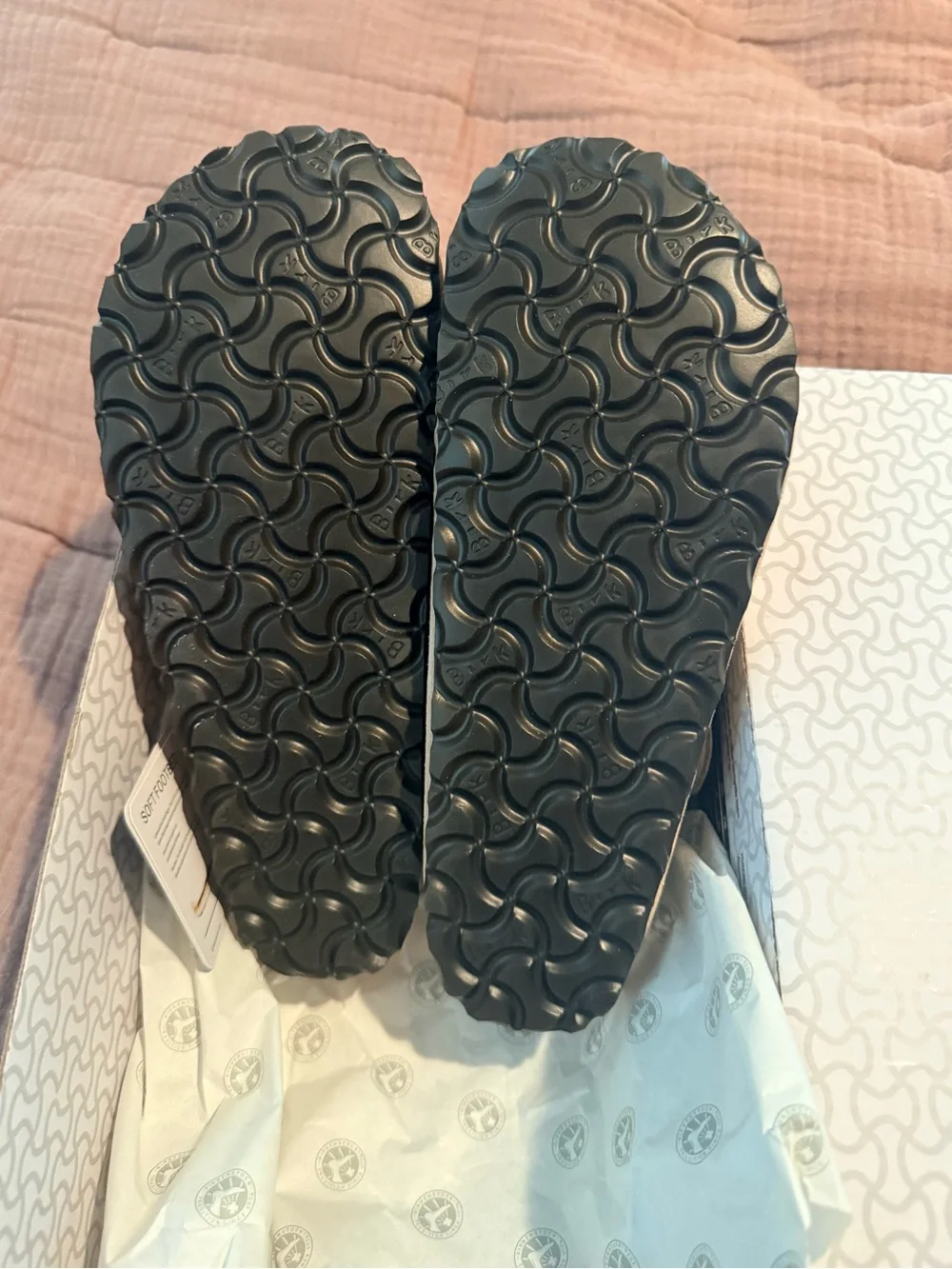 New Birkenstock Boston Mule in Sandcastle 38 / 7 Clog - Picture 2 of 4